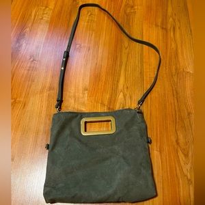 INC International Concepts olive green shoulder bag